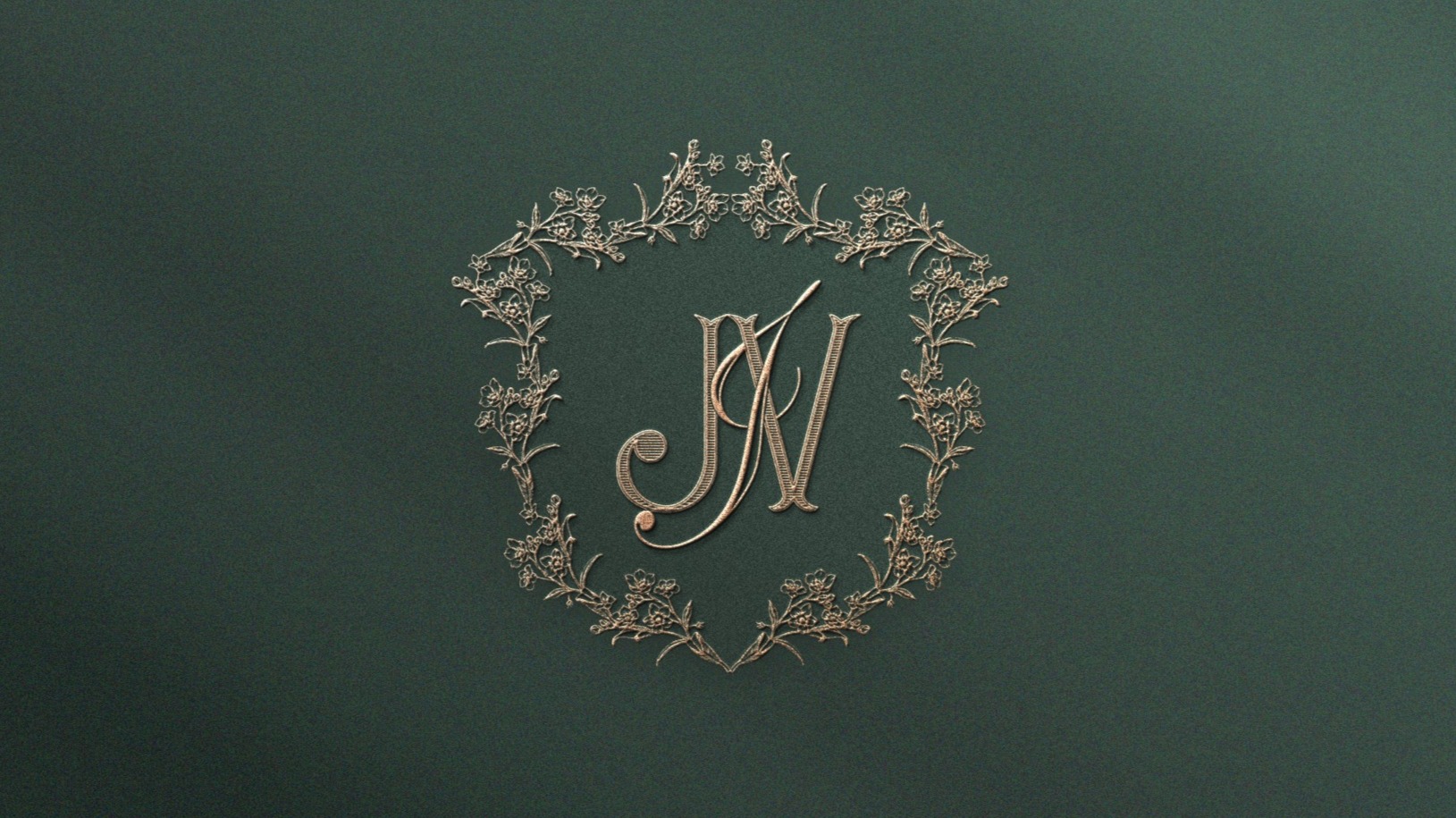 Identidade visual para casamento clássico, moderno e elegante.