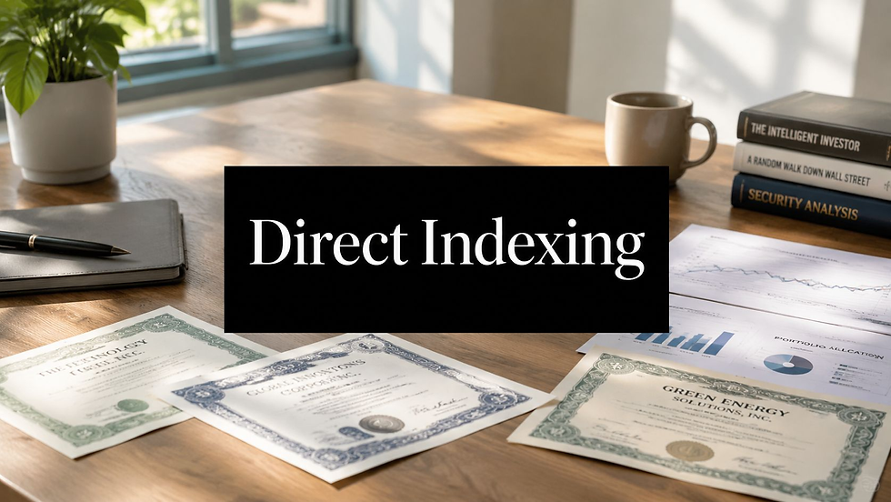 Direct Indexing Strategies for Wealth Management