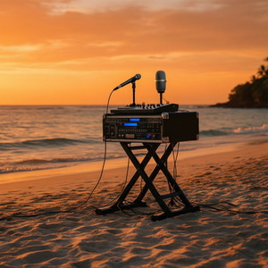 Anywhere Beach Karaoke Setup