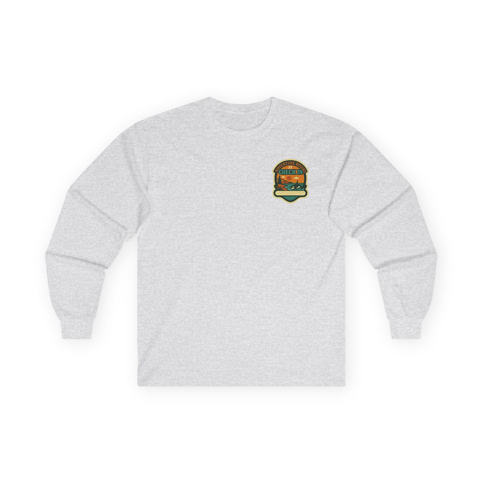 Thumbnail: "Adventure Begins At Check-In" PACIFIC NW Customizable Long-Sleeve (6 colors)
