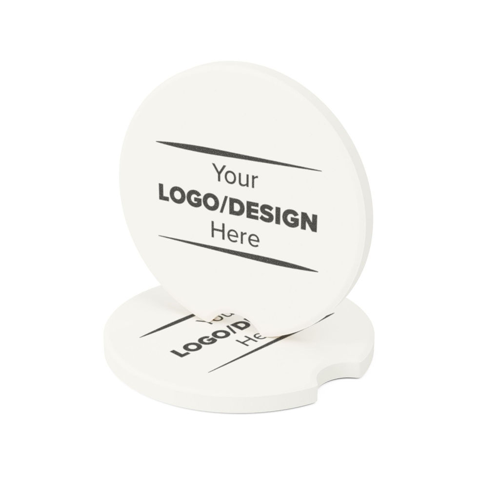 Thumbnail: Soapstone Car Coaster – Custom Logo/Design Car Cup Holder Coaster