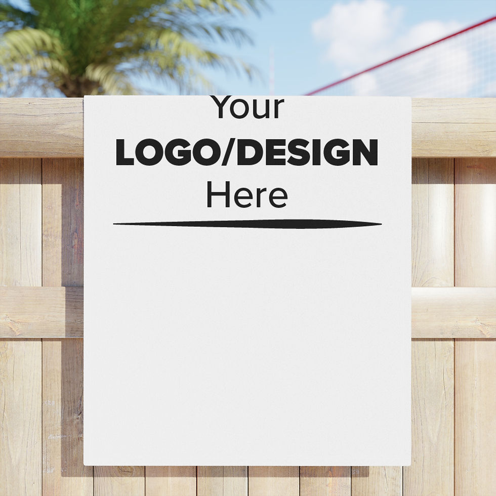 Thumbnail: Custom Logo Beach Towel — Personalized Beach Towels for Businesses & Events