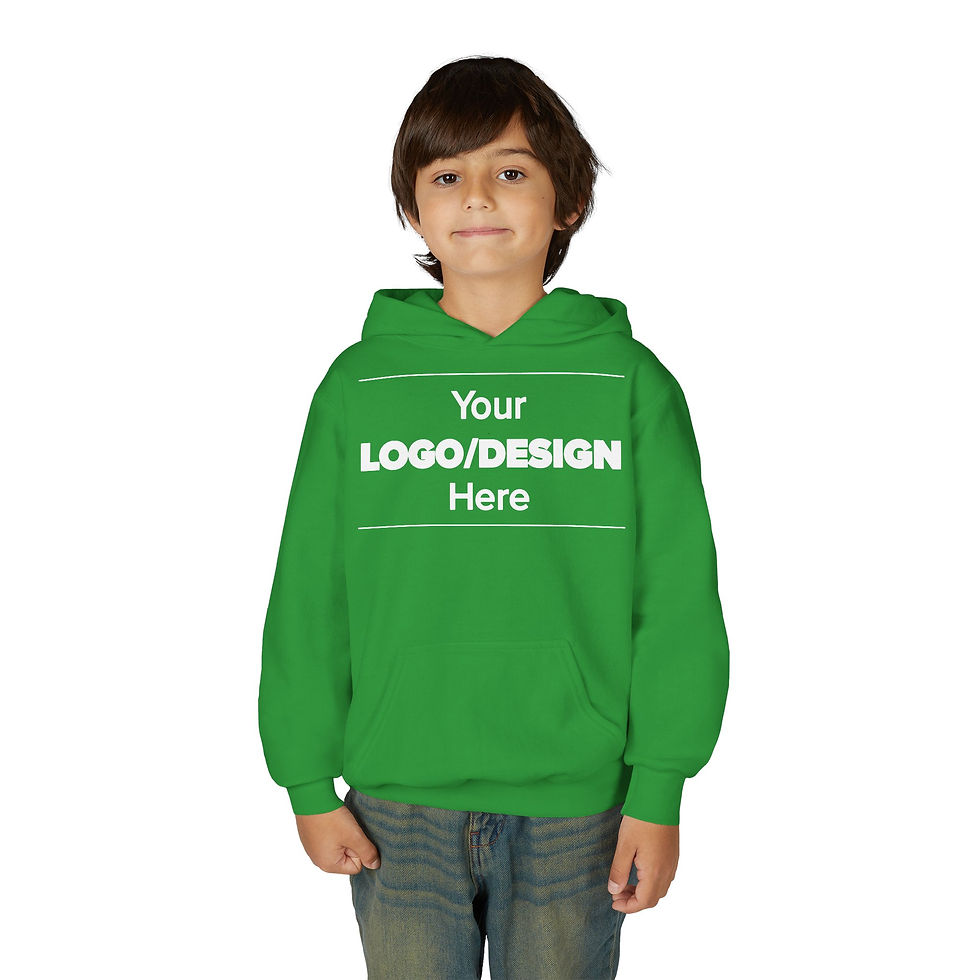 Thumbnail: Youth Hoodie (Bright Colors) — Customize Logo/Design