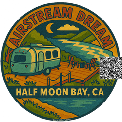 Airstream Dream-3.25x3.25 QR Sticker