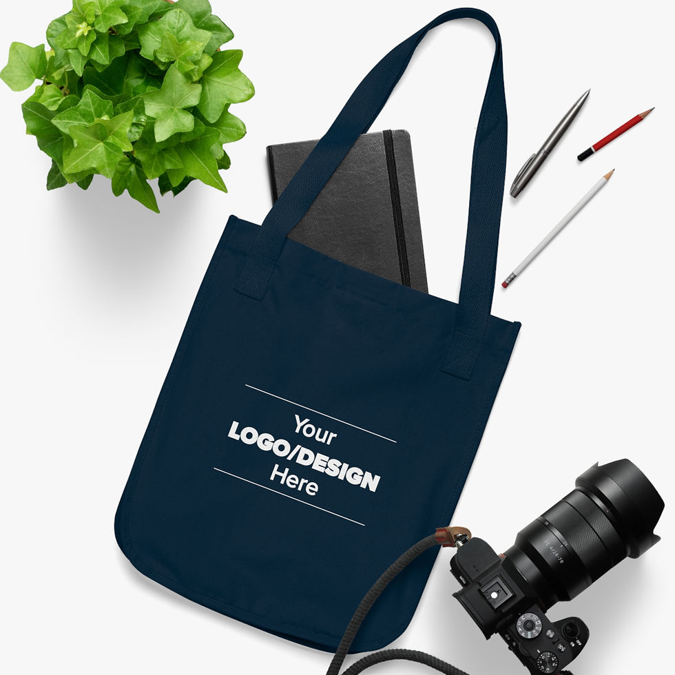 Thumbnail: Canvas Tote Bag — Customizable Organic Cotton Market Tote for Everyday Use