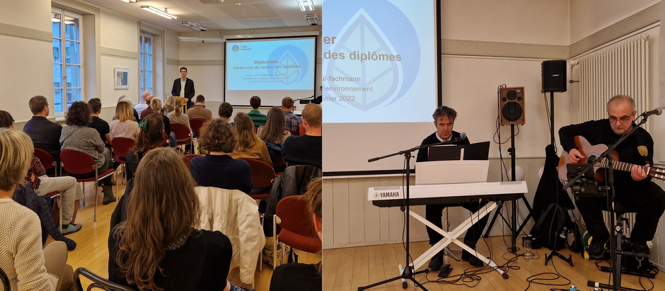 Cérémonie de remise des diplômes spécialiste de la nature et de l’environnement