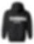 Thumbnail: Tenakill  Bold Puff Printed Black Hoodie Sweatshirt