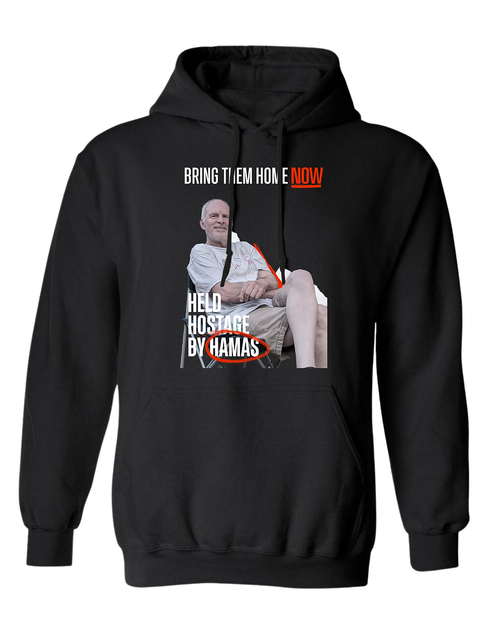 Keith from Kfar Azza- Held Hostage by Hamas Hoodie Sweatshirt