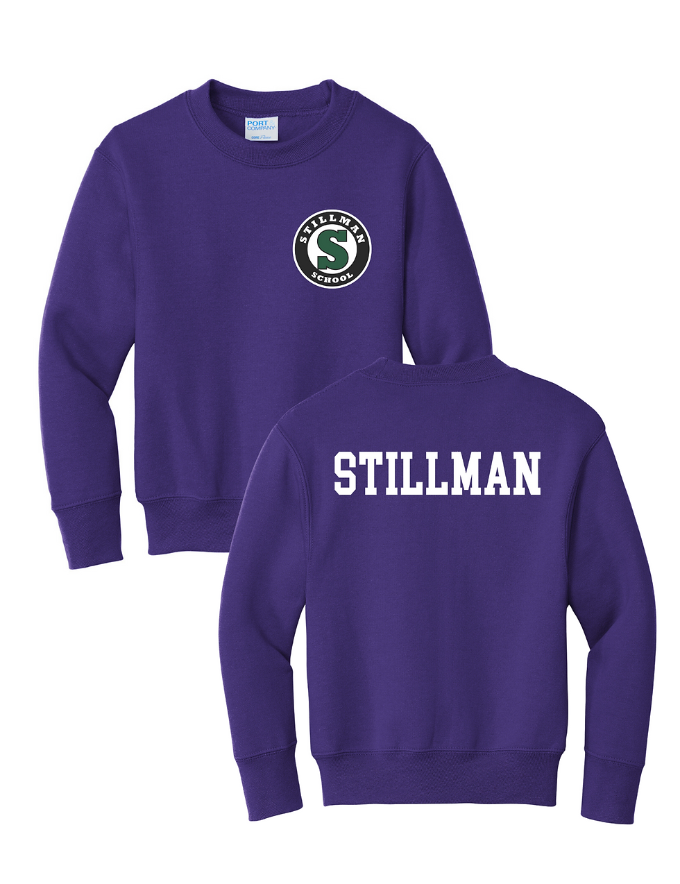 Thumbnail: Stillman Front & Back Print Core Fleece Crewneck Sweatshirt