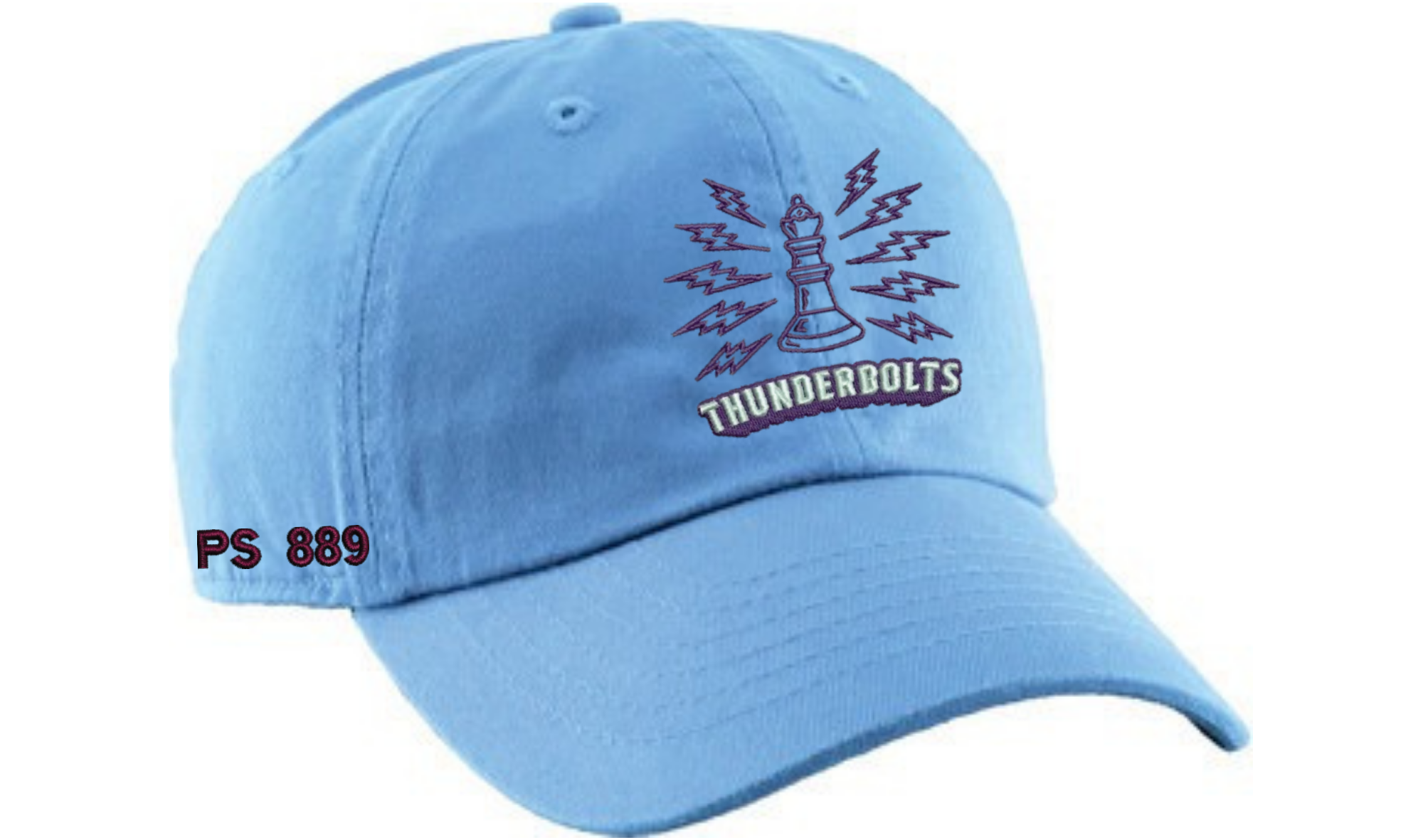 Chess Team 889 Embroidered Cotton Cap