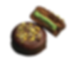 ALFAJOR MEIO AMARGO COM PISTACHE GRAMADO 70G