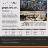Ventana Residences Affordable Housing Flyer