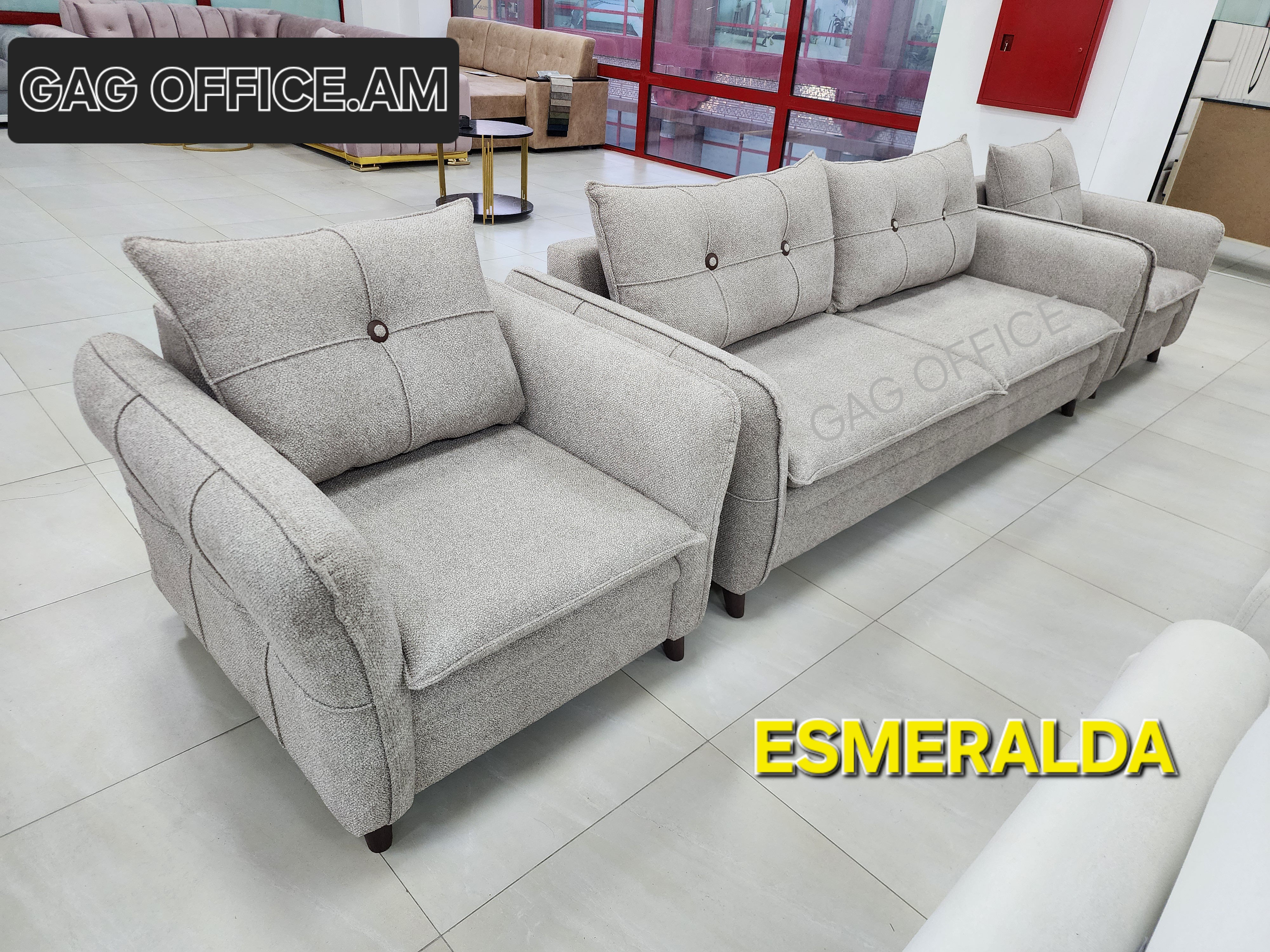 Բազմոց Esmeralda 2 տեղանոց