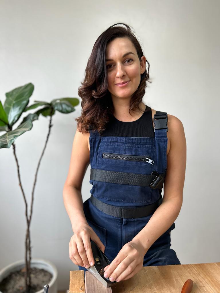 Chi Yusuf, fine furniture maker and woodworking teacher at Chisel & Dowel in Sydney.