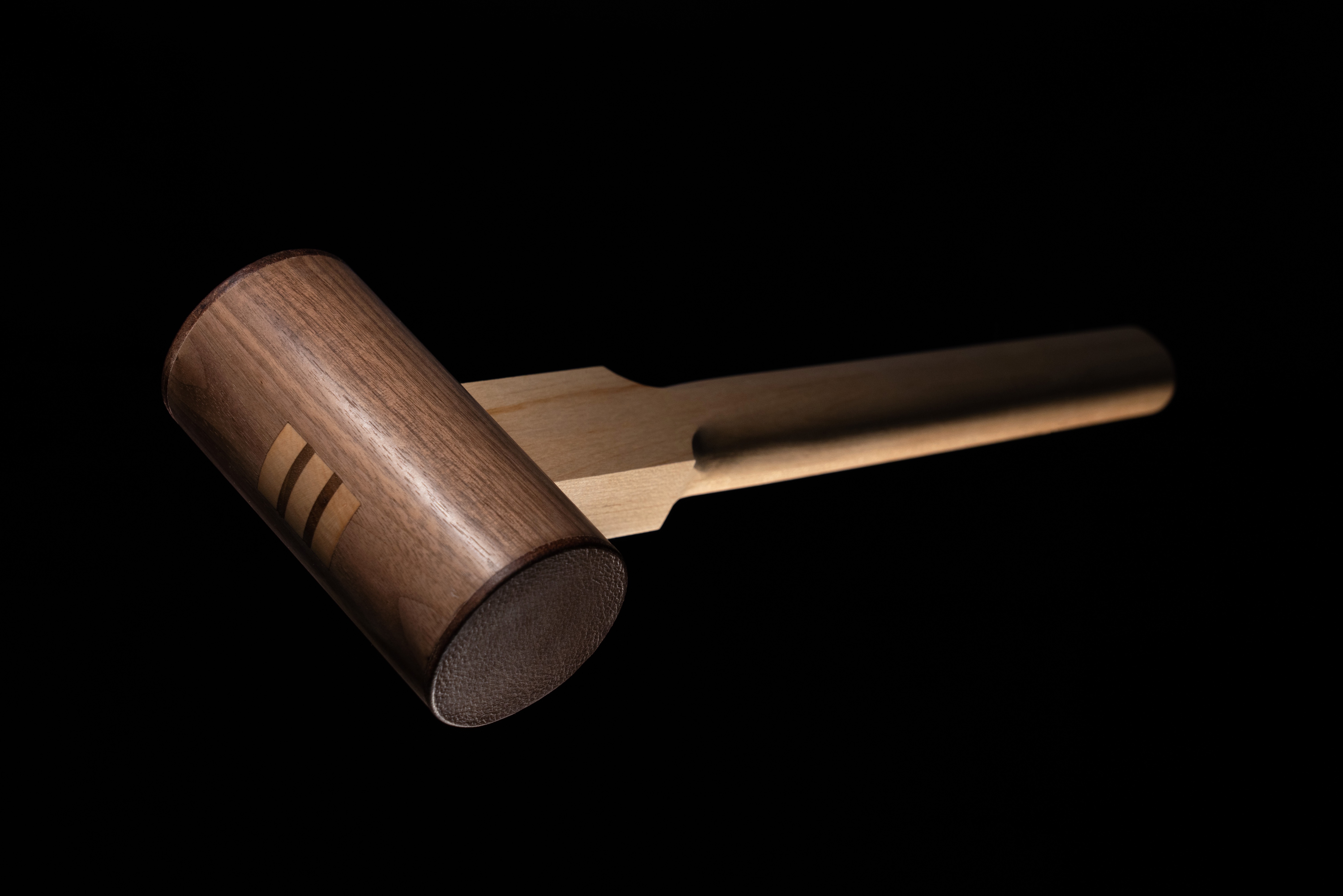 Finished student-made wooden mallets from Chisel & Dowel woodworking classes in Sydney.