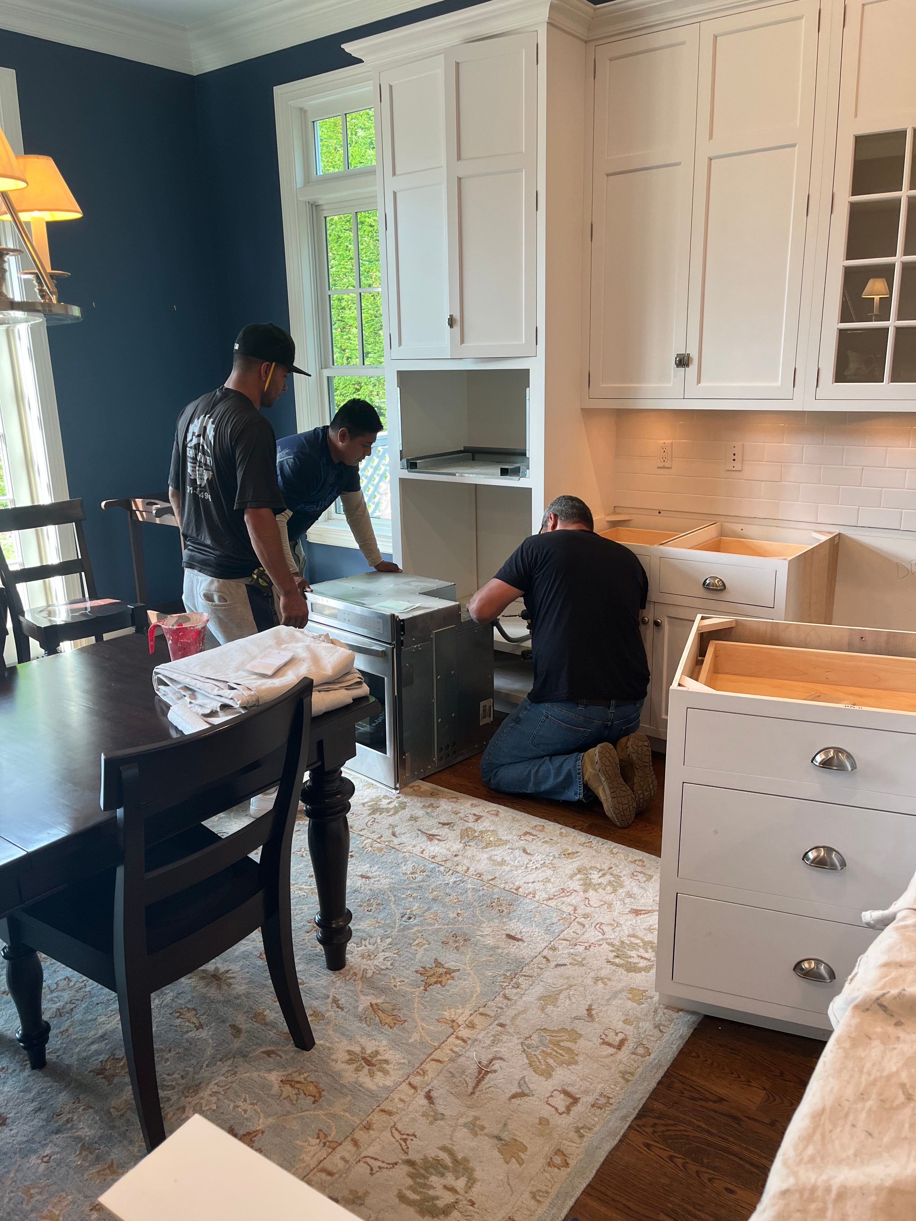 R4 team working on a home interior