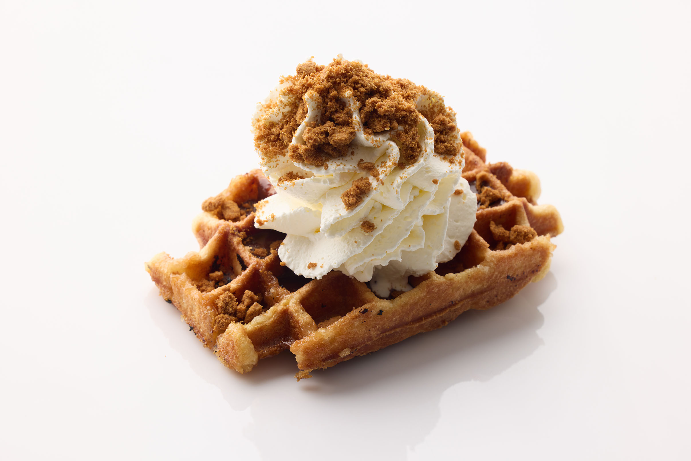waffle whipped cream