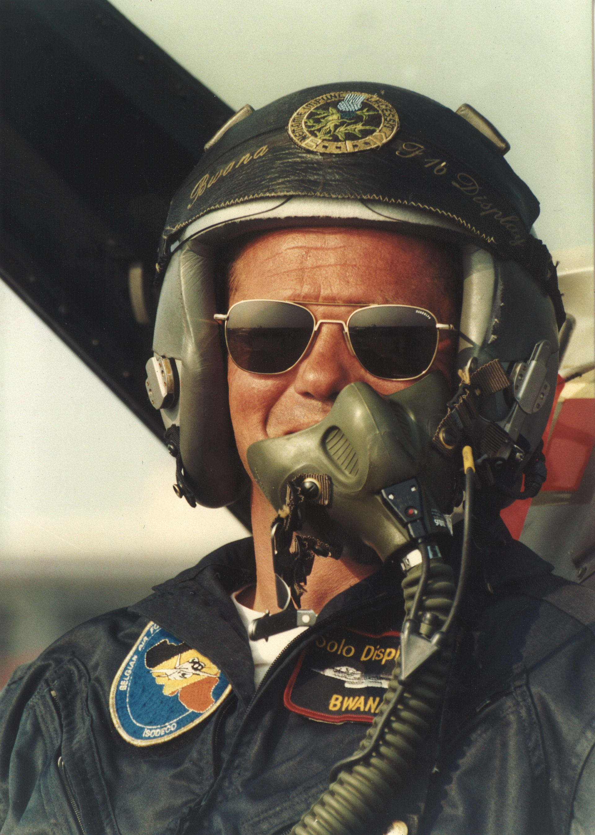 Pilot mit Randolph Sonnenbrille