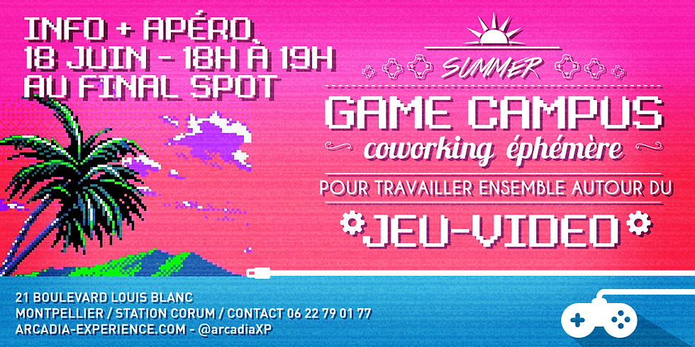 Flyer pour Game Campus