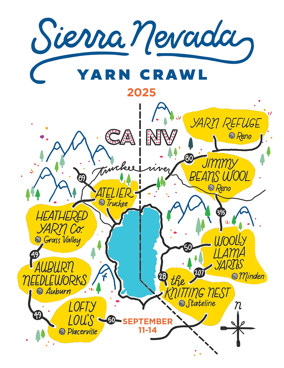 Sierra Nevada Yarn Crawl