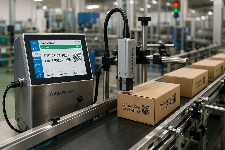 Mesin Coding Agaprima Membantu Meningkatkan Efisiensi Produksi