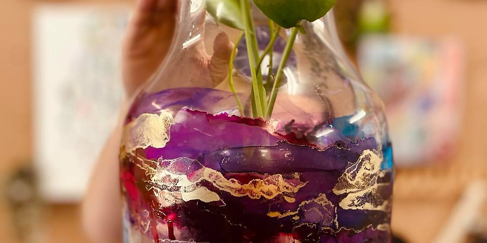 SPRINGFIELD - ORION - Make your own alcohol ink decorated XL Vase