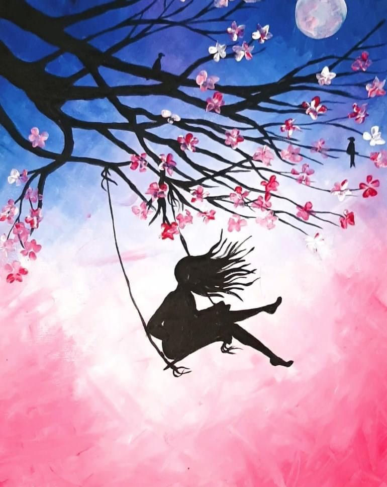 Toowoomba  - TCC - Sip 'n' Paint 'Spring Swing'