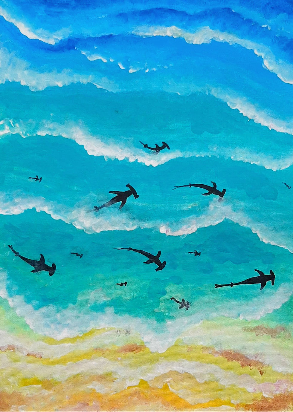 PRIVATE EVENT - WINE GLASS PAINTING (SHARK)