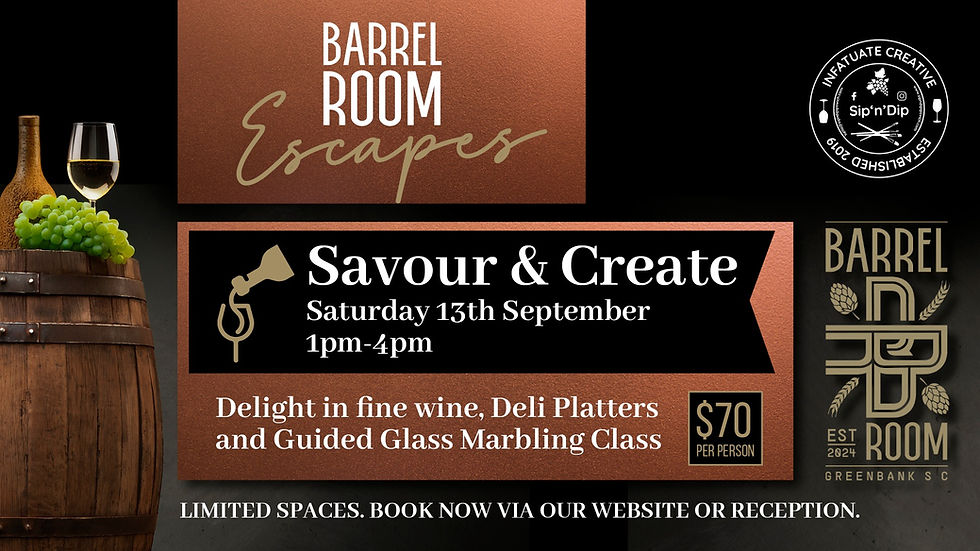 TEACHER : YVONNE | GREENBANK - RSL - Sip and Marbling Class - Learn to make 2 marbled glasses