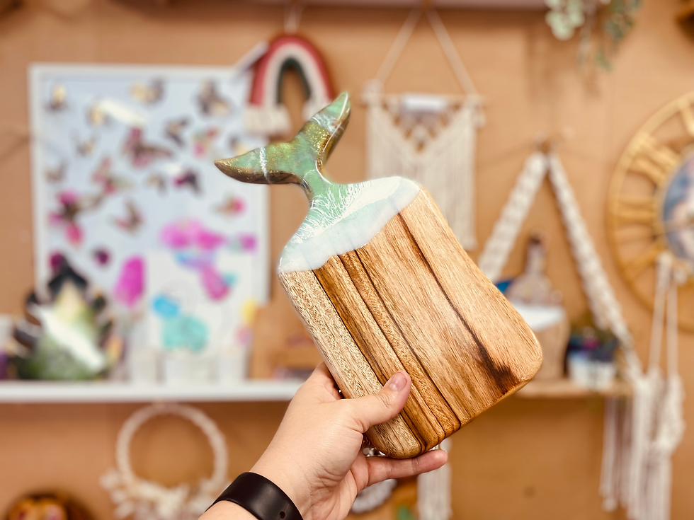 Thumbnail: 2 wave whale tail camphor laurel platter board