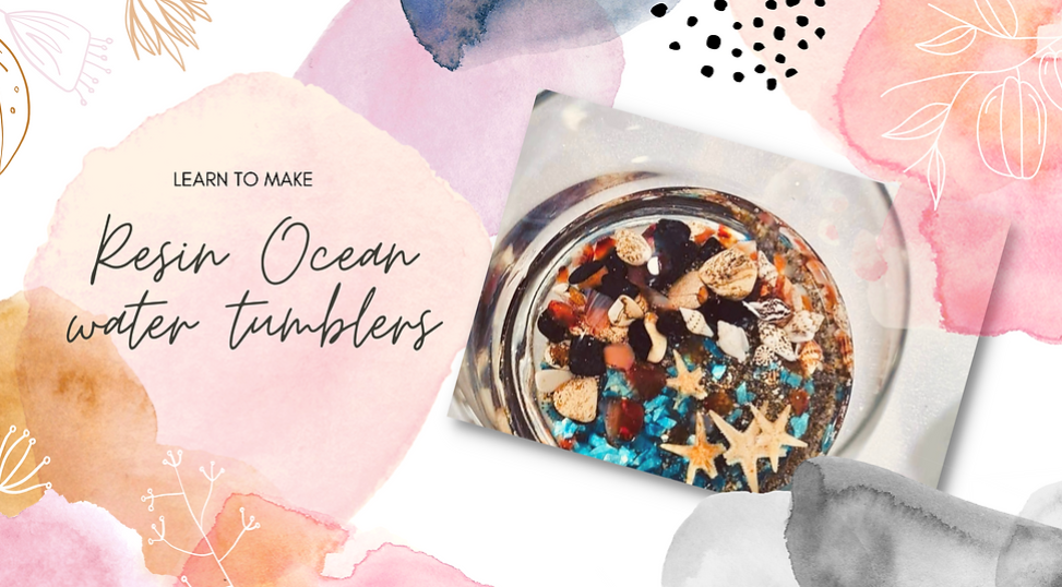 SPRINGFIELD - Orion Coffee Club - Learn to make 4 resin ocean styled water tumblers