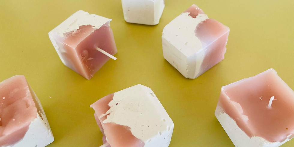 SIP 'N' DIP - Learn to make 12 industrial cement look candles