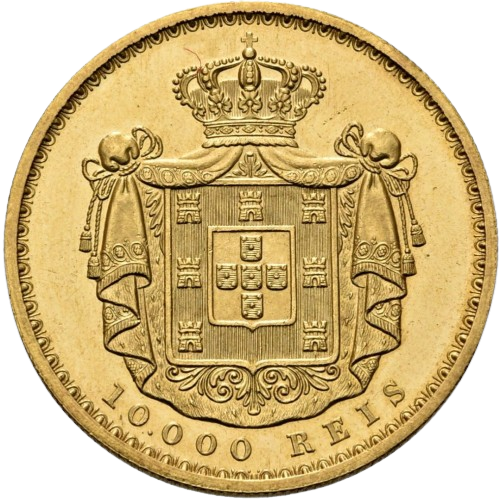 10000 Reis D. Luis I 1884