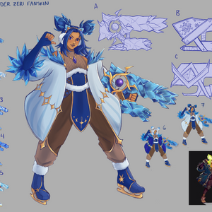 Winter Wonder Zeri Fan Skin