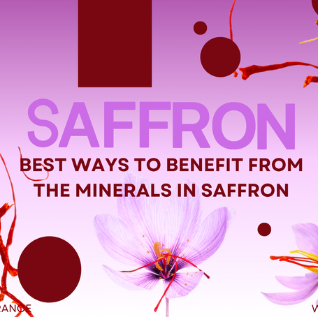  A Review of the Minerals Found in Saffron and Their Role in Human Health