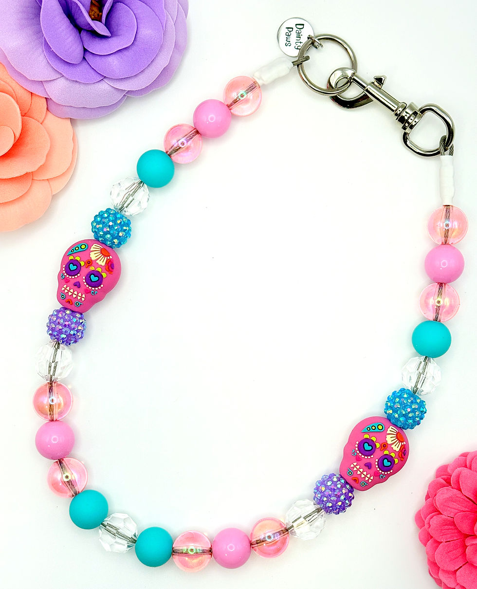 Suenos de colores beaded collar