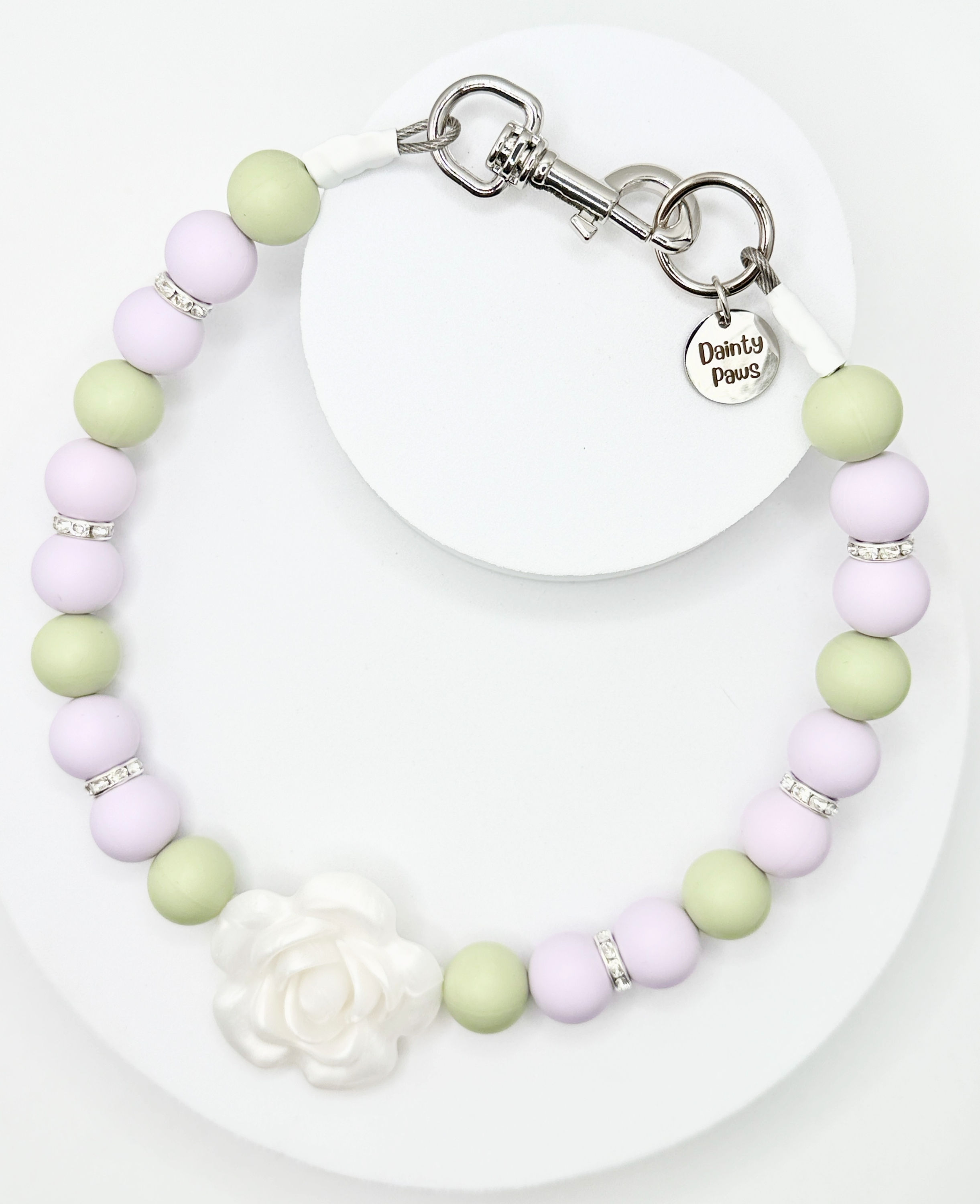 Clover  | Beaded Dog Collar