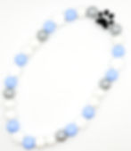 First Snow Beaded Necklace