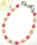 Lady Magnolia Beaded dog collar