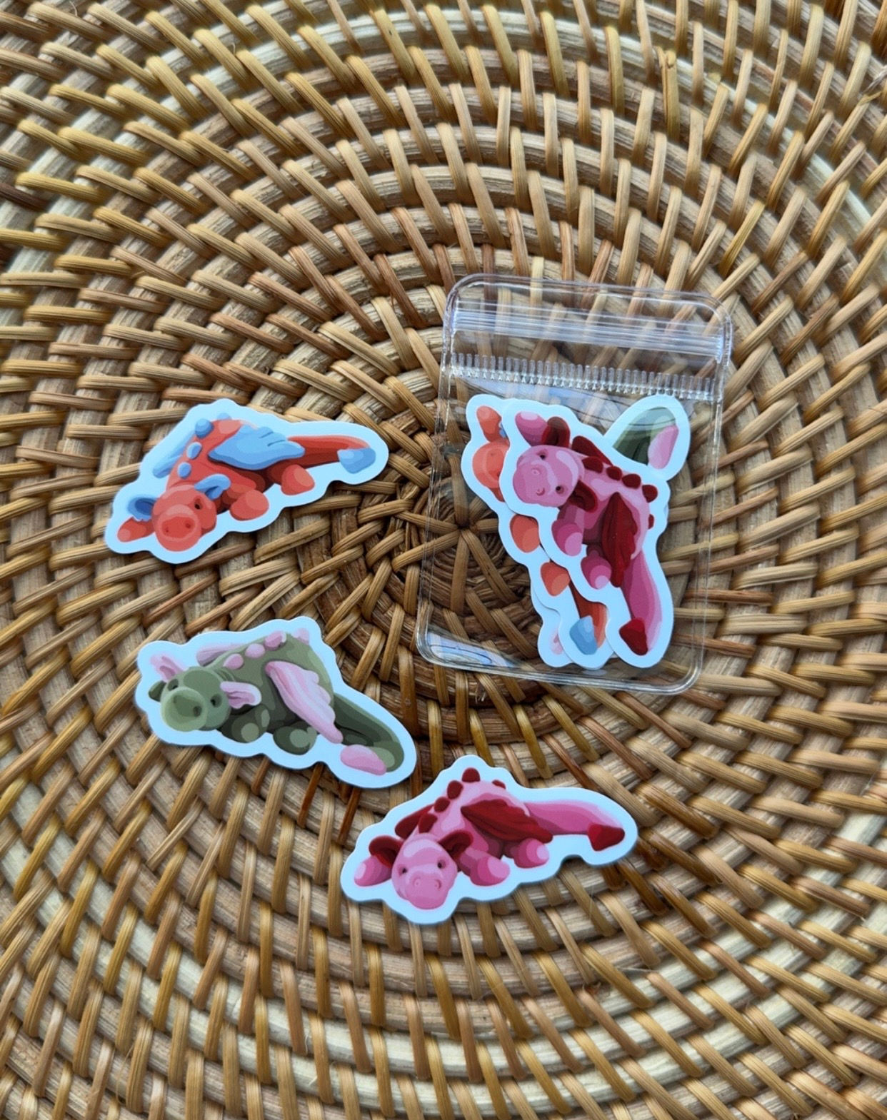 JC Dragon Stickers