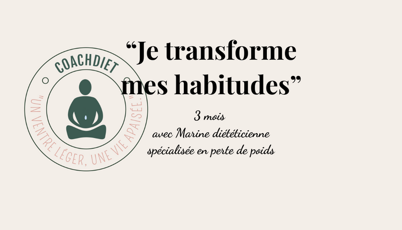 Perte de poids en ligne, avec une diététicienne, qui vous coach pour perdre du poids en 1 ou 3 mois