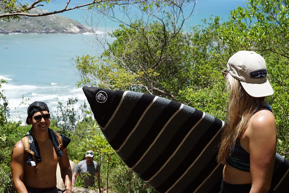 surfing in brazil as a digital nomad in lagoinha do leste floripa
