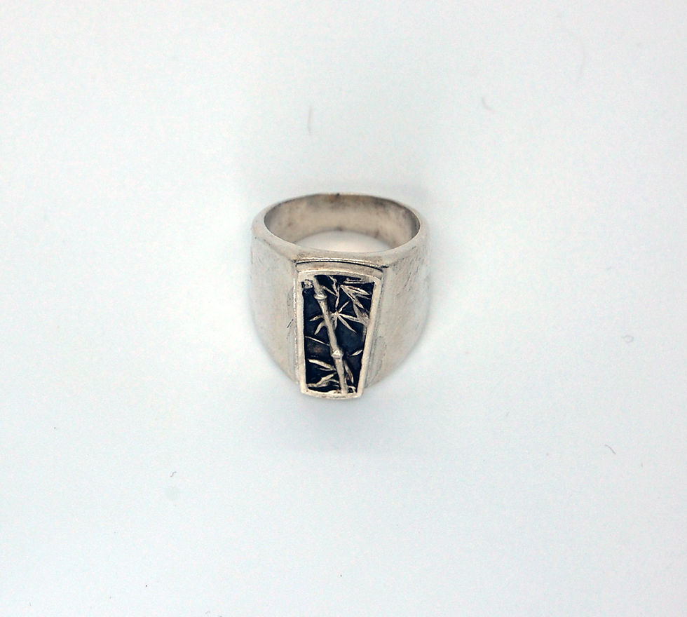 Miniatura: Anello Zoe bambù