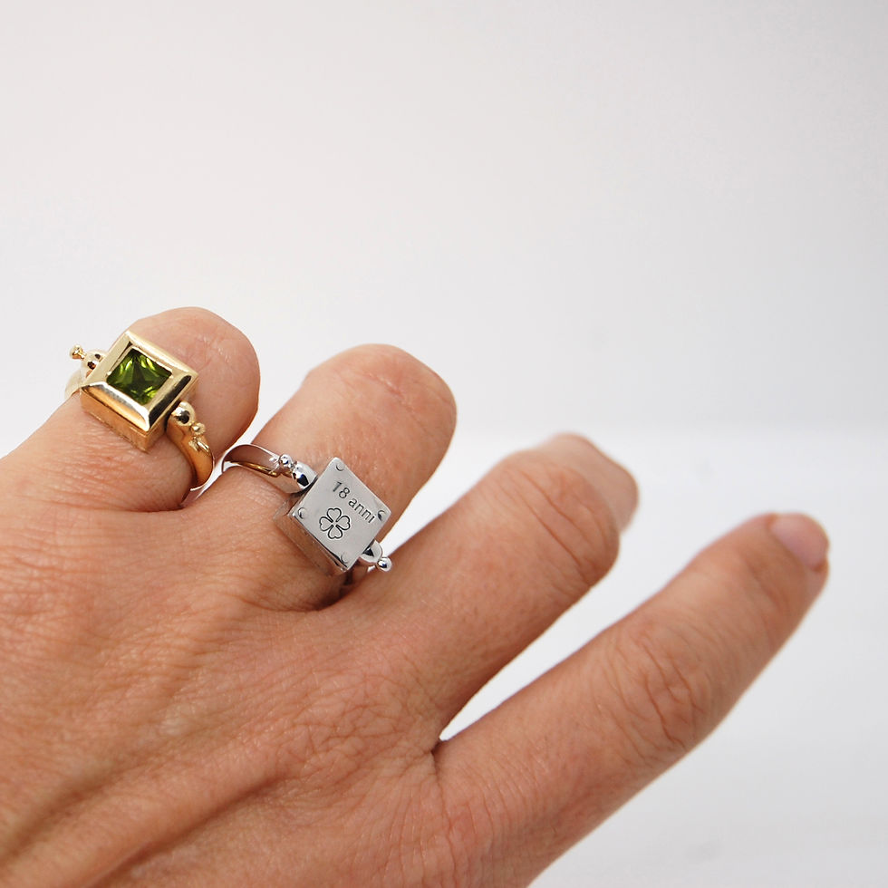 Miniature : Anello 2 Face Quadro