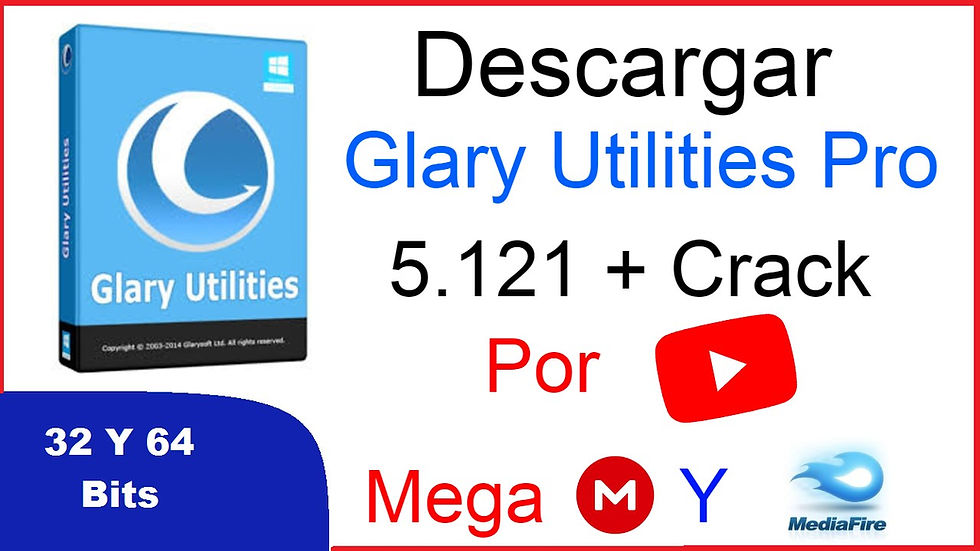 ✅DESCARGAR Glary Utilities PRO 5.121 +👍 Activado Para Siempre Nueva Versión 2019 (MEGA) (Mediafire)