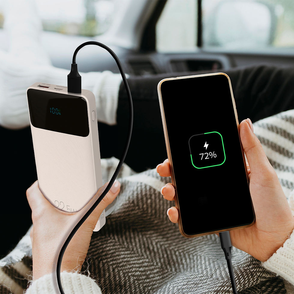 Thumbnail: ELG Power Bank 10200mAh – LCD Display, 22.5W Turbo, Dual Ports