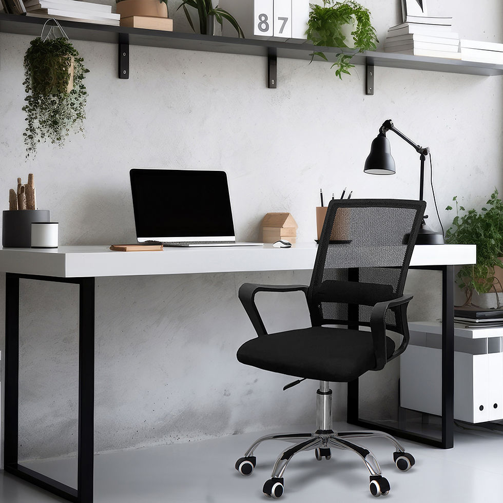 Thumbnail: Wish Comfort Office Chair – Adjustable Height, Mesh Back & Star Base