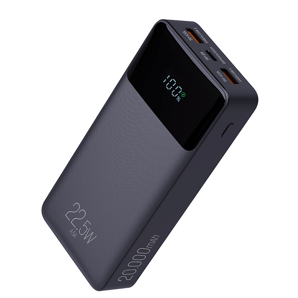 Thumbnail: Power Bank 20000mAh – LCD Display, 22.5W Turbo, Triple Ports