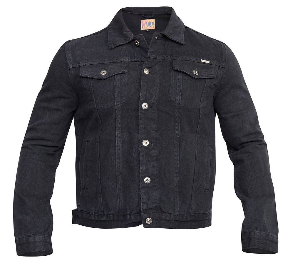 Thumbnail: Duke Western Style Trucker Denim Jacket