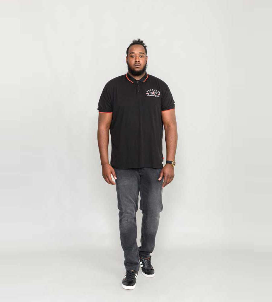 Thumbnail: Duke Tall Brooklyn State Chest Embroidery Polo Shirt
